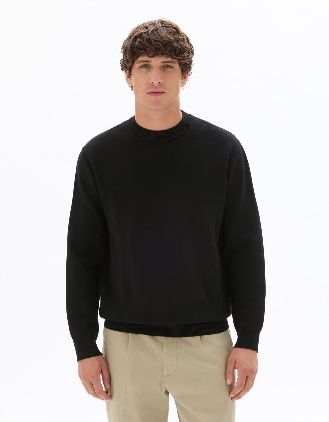 Men - Knitted - Sweater - Long sleeves