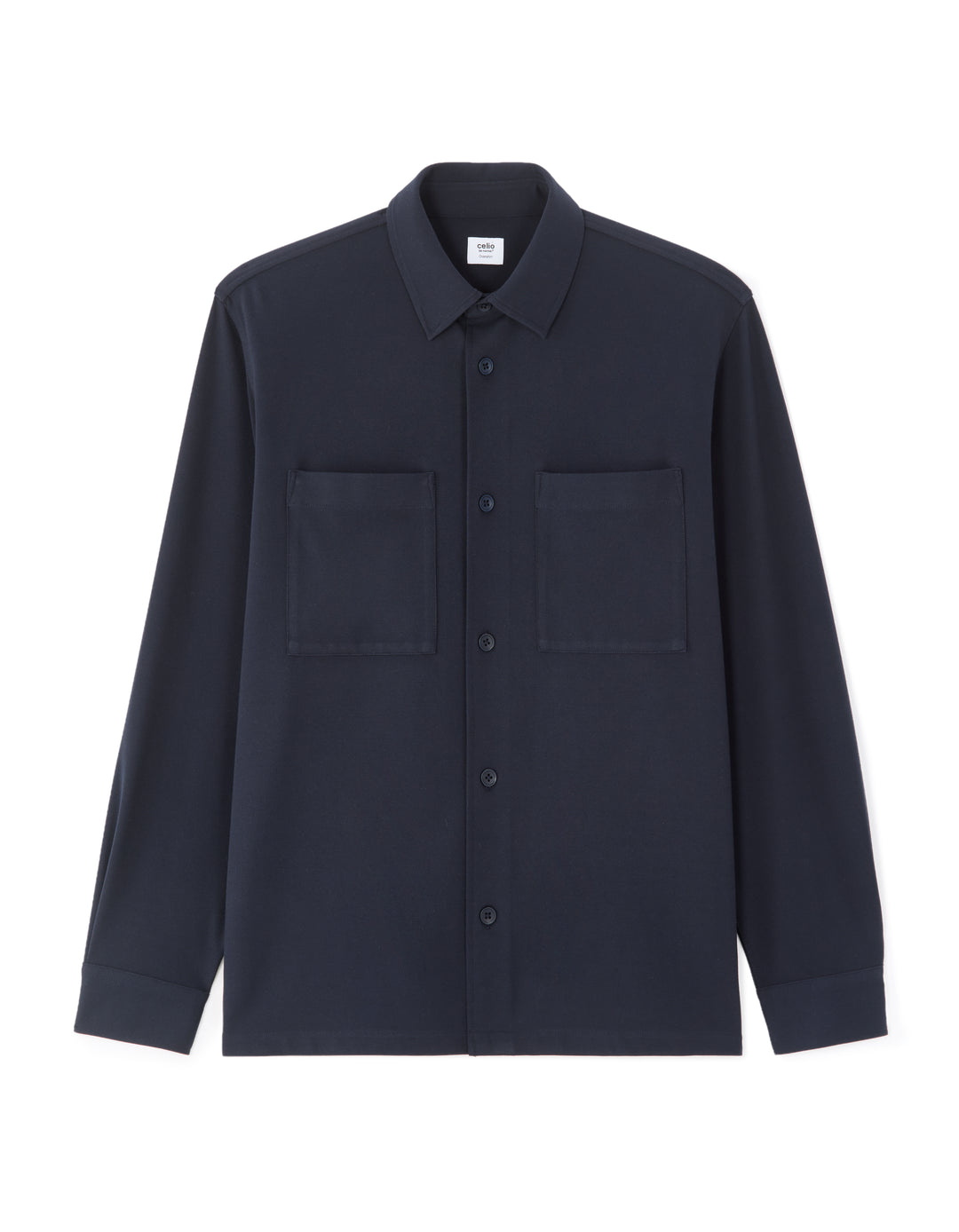 Men - Knitted - Shirt - Long sleeves