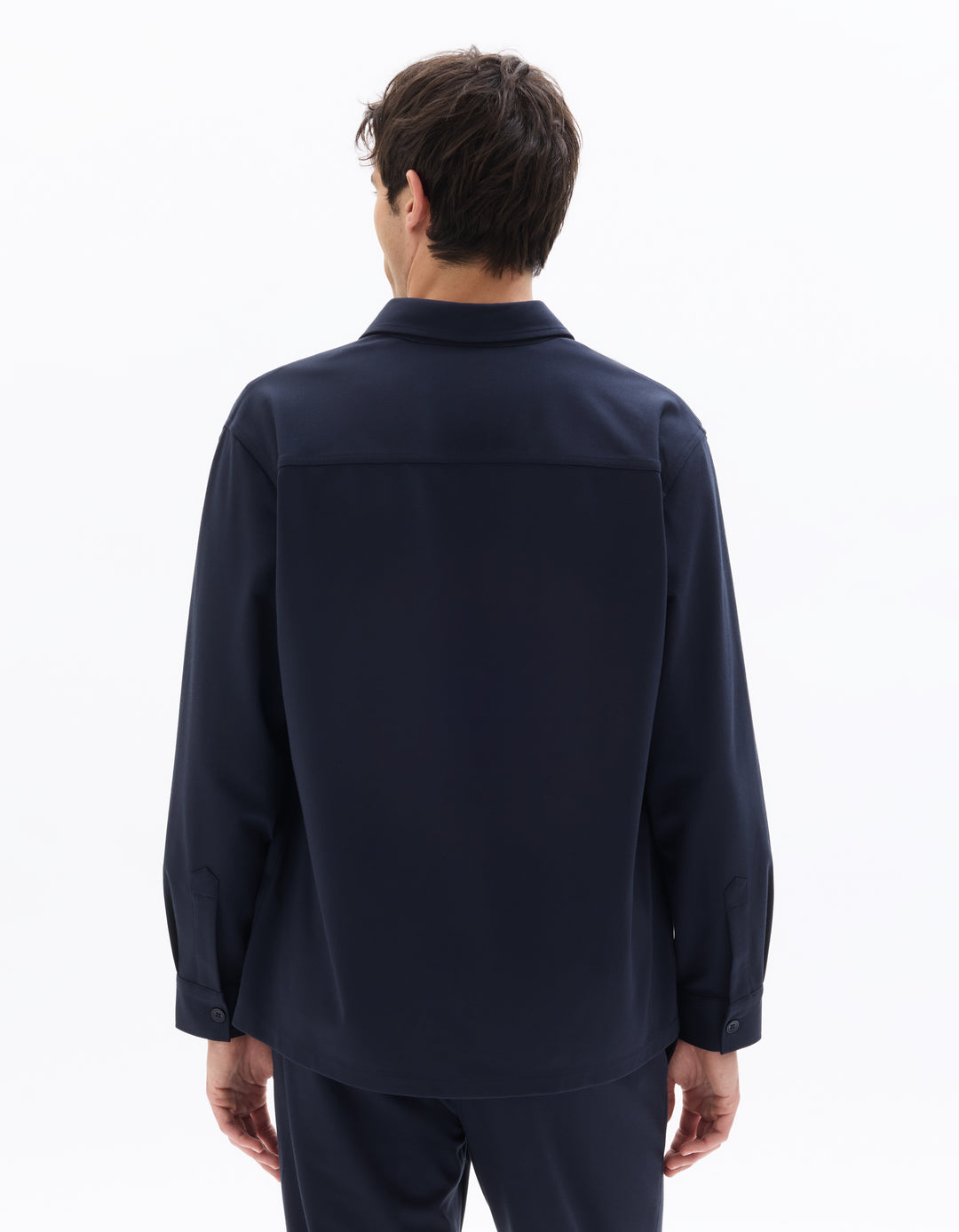 Men - Knitted - Shirt - Long sleeves