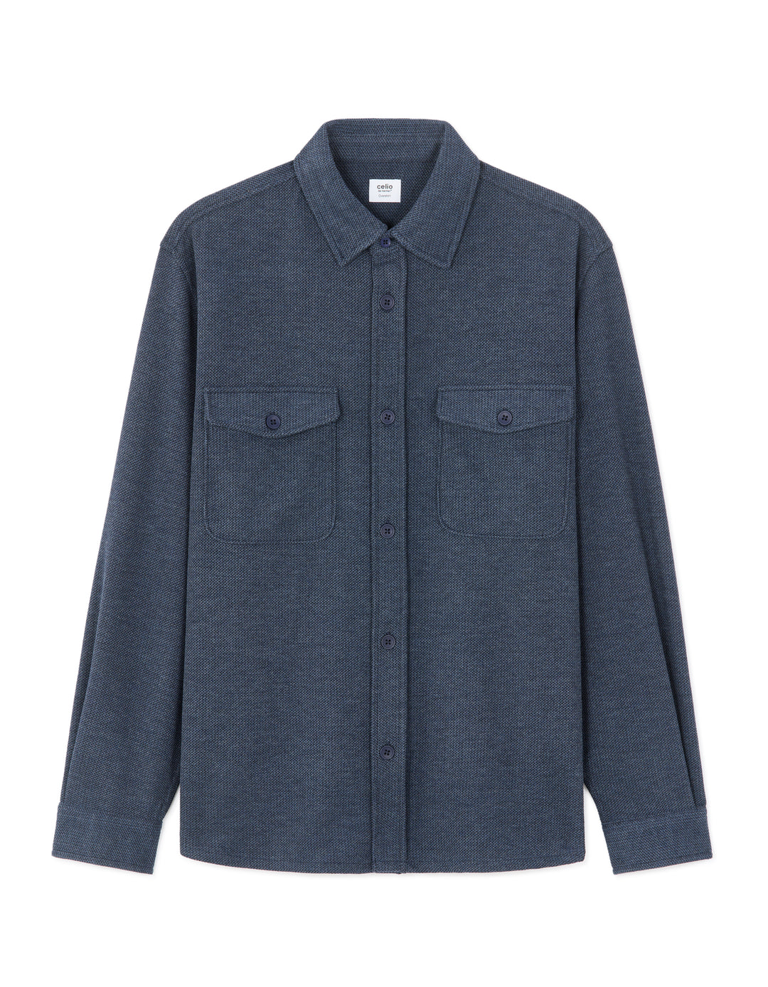 Men - Knitted - Shirt - Long sleeves