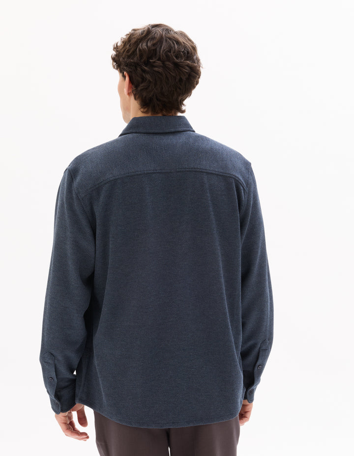 Men - Knitted - Shirt - Long sleeves