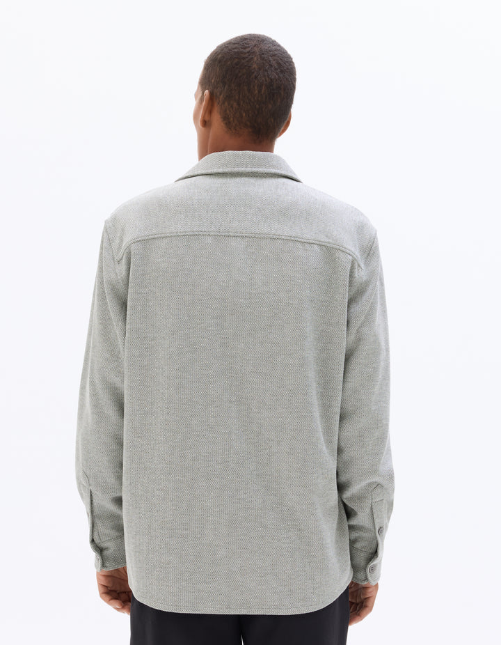 Men - Knitted - Shirt - Long sleeves