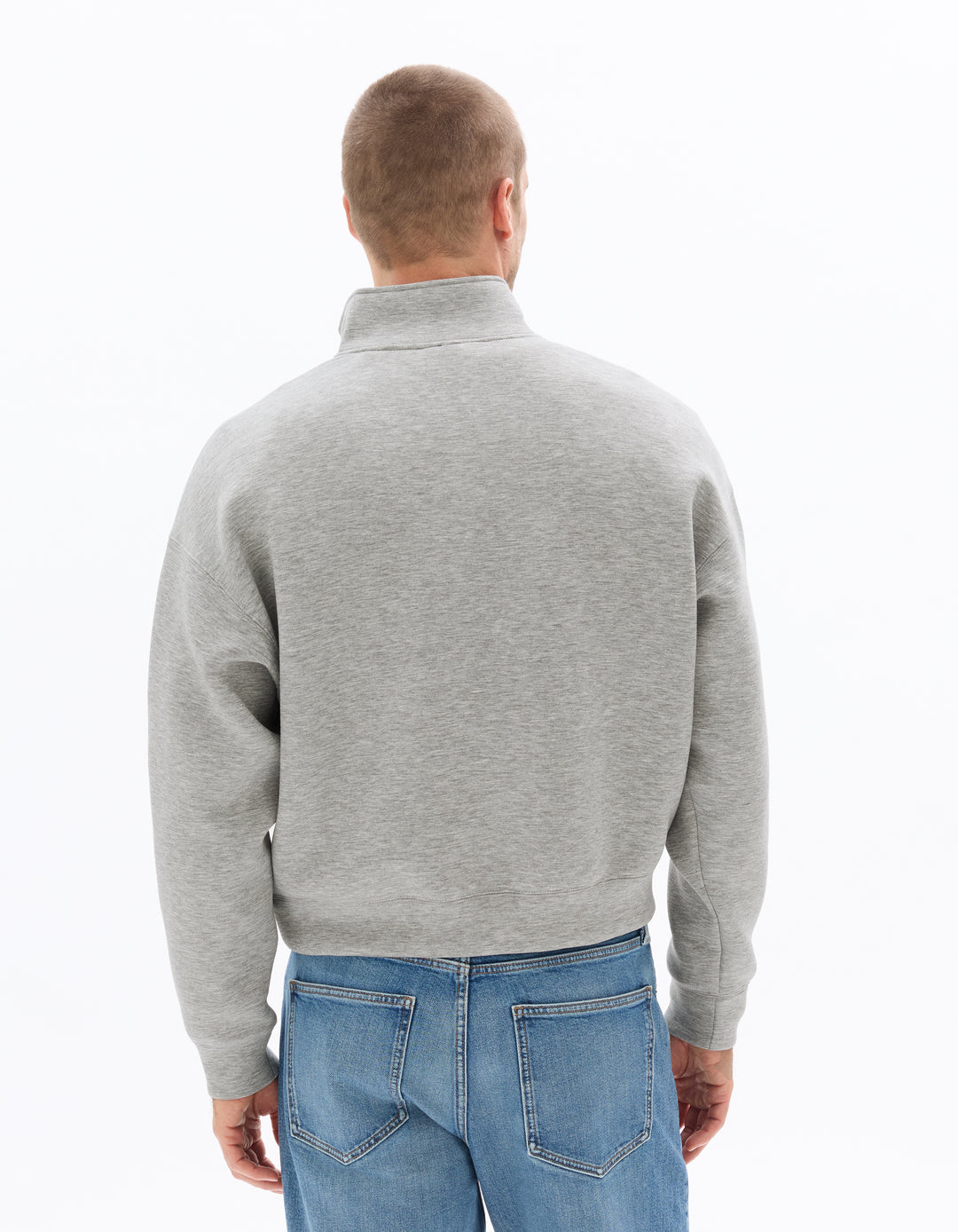 Unisex - Knitted - Sweatshirt - Long sleeves - Fleece fabric