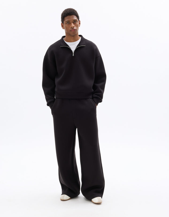 Unisex - Knitted - Sweatshirt - Long sleeves - Fleece fabric