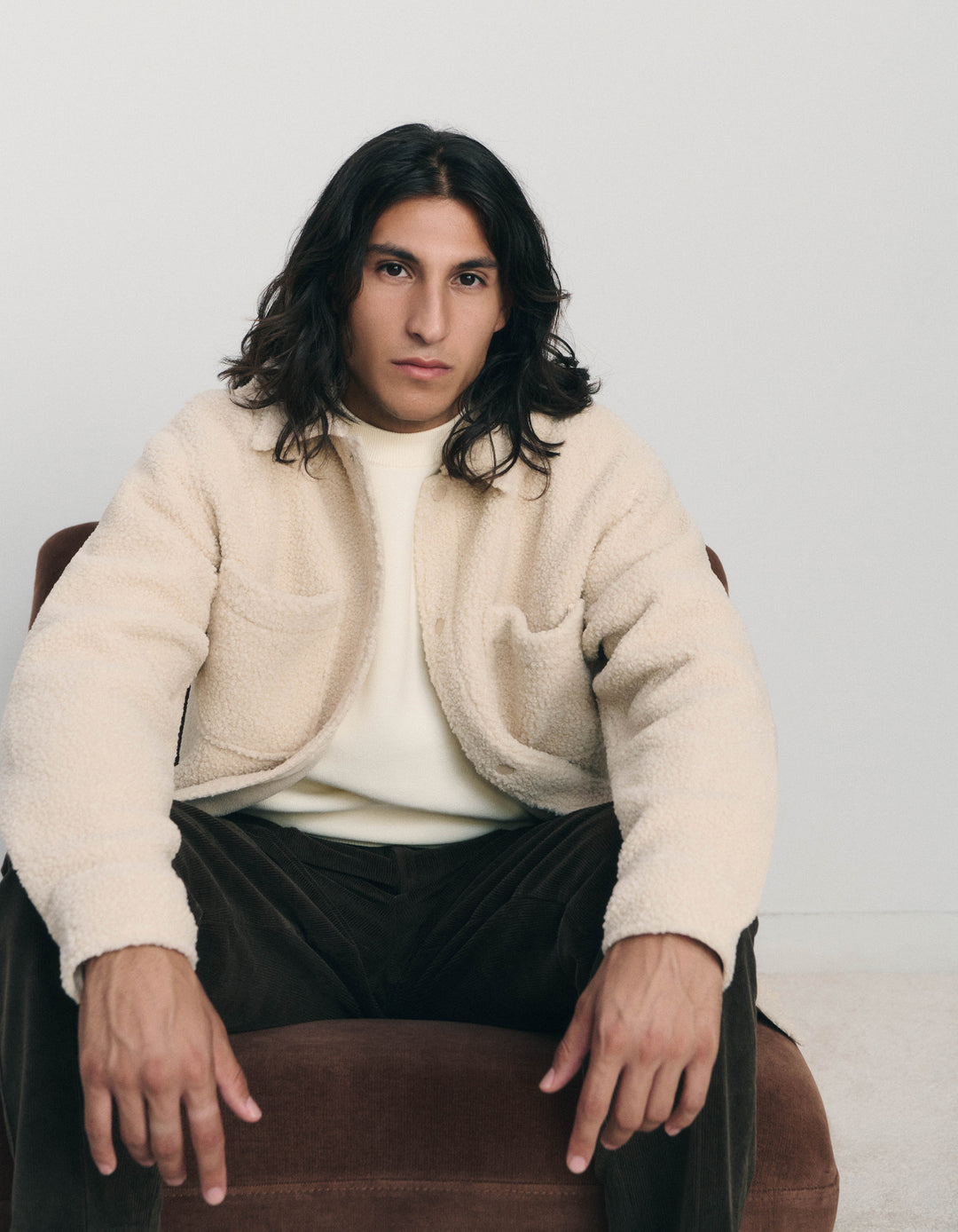 Men - Knitted - Shirt - Long sleeves