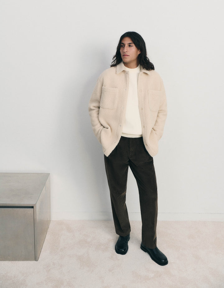 Men - Knitted - Shirt - Long sleeves