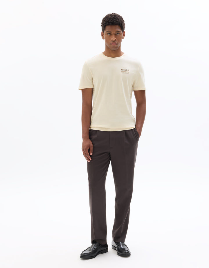 Unisex - Knitted - T-Shirt - Short sleeves - U / V / round neck