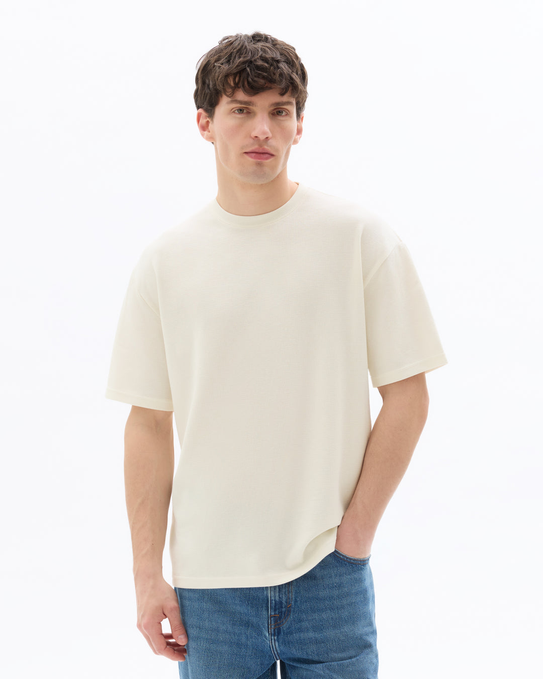 Unisex - Knitted - T-Shirt - Short sleeves - U / V / round neck