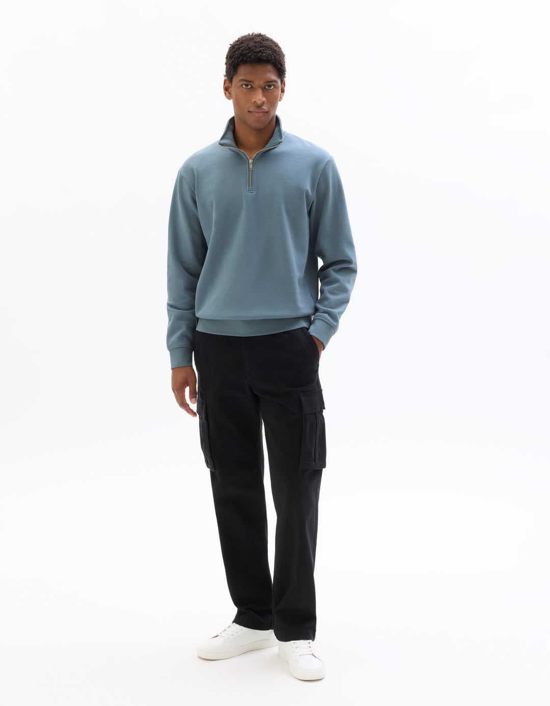 Unisex - Knitted - Sweatshirt - Long sleeves - Fleece fabric