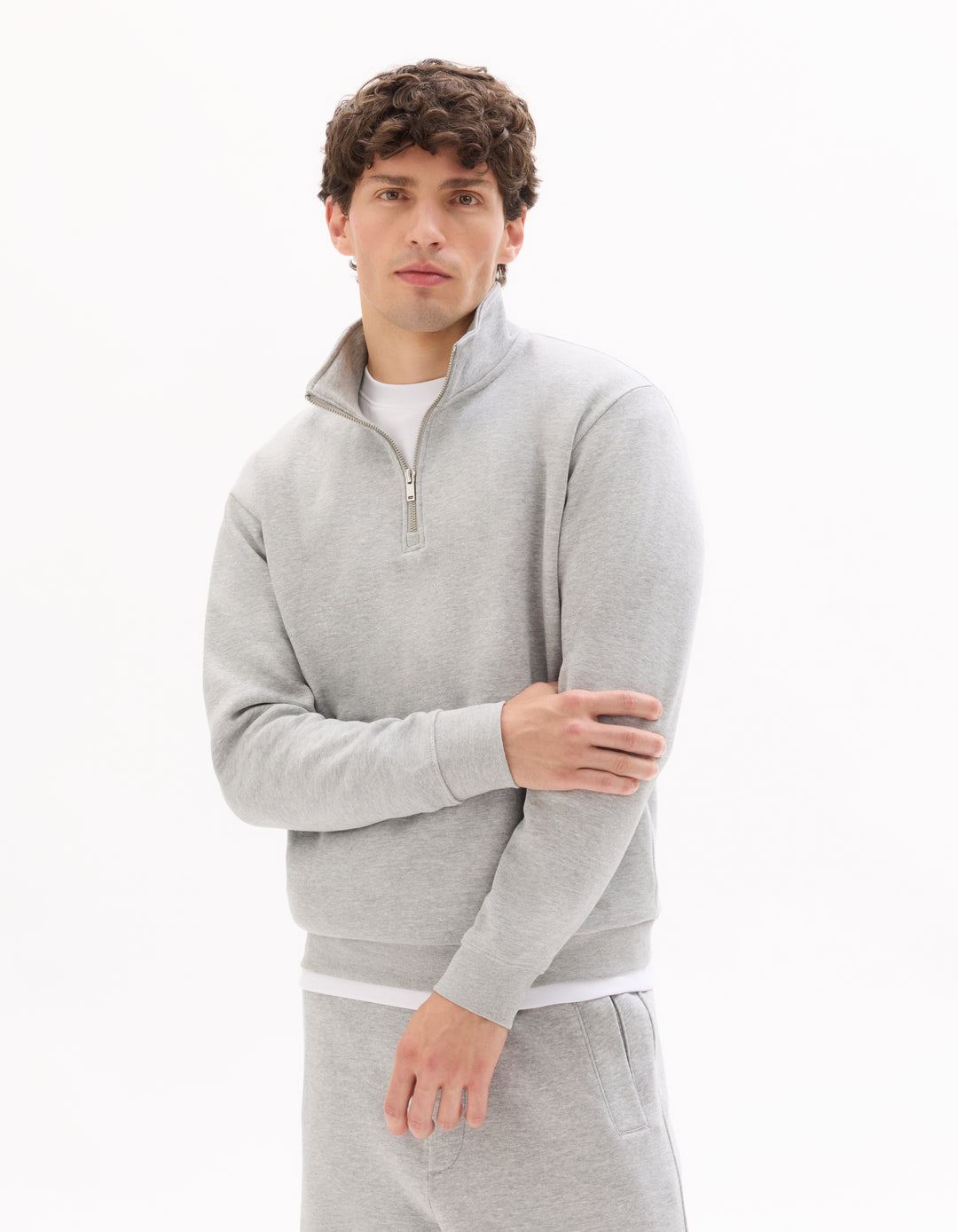 Unisex - Knitted - Sweatshirt - Long sleeves - Fleece fabric