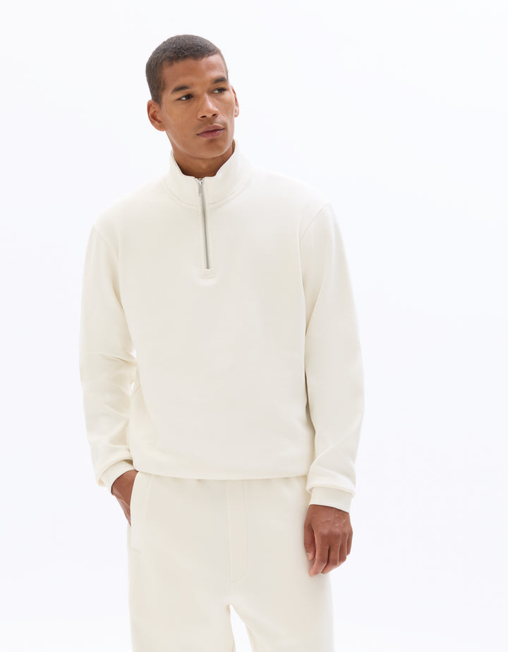 Unisex - Knitted - Sweatshirt - Long sleeves - Fleece fabric