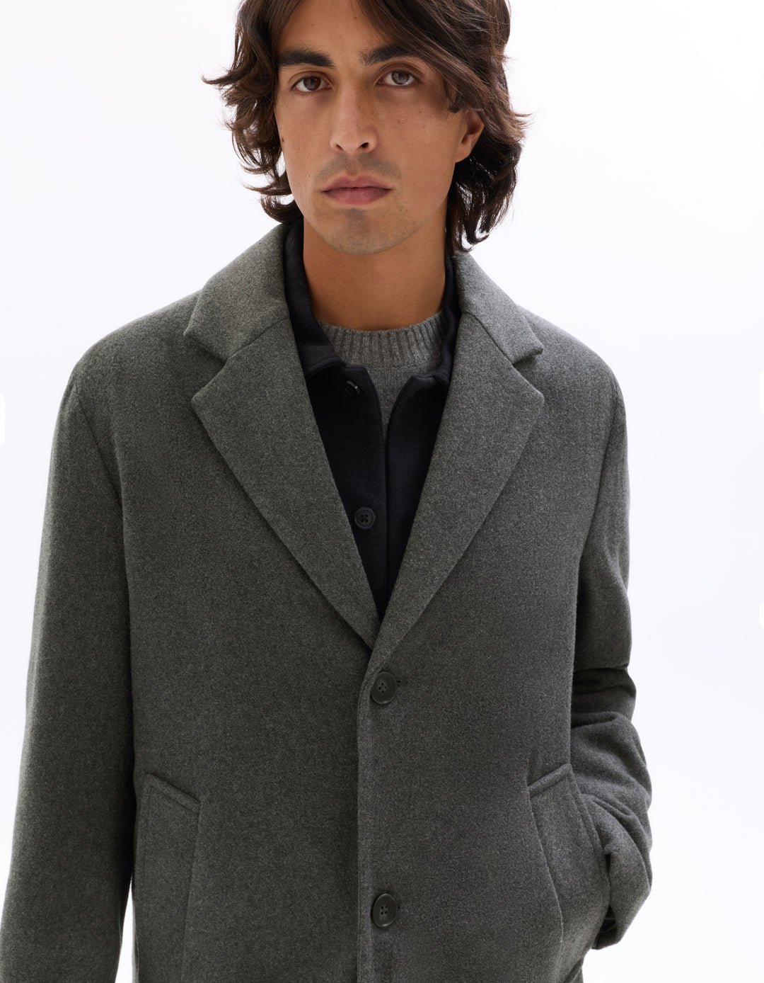 Men - Woven - Coat/Pea jacket/Cape