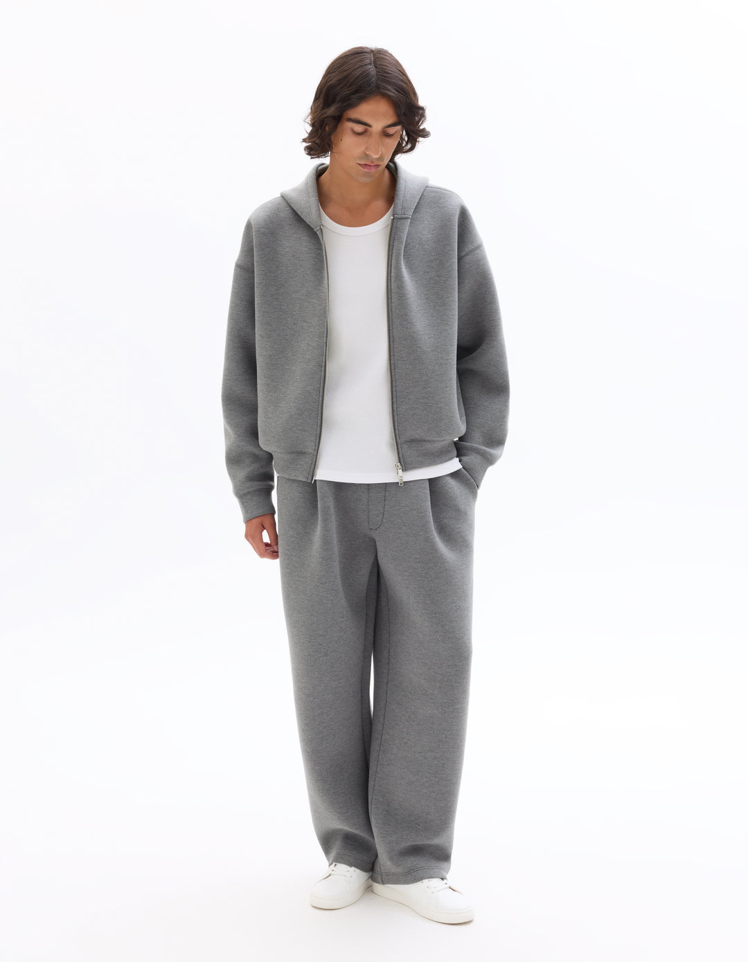 Unisex - Knitted - Sweatshirt - Long sleeves - Fleece fabric