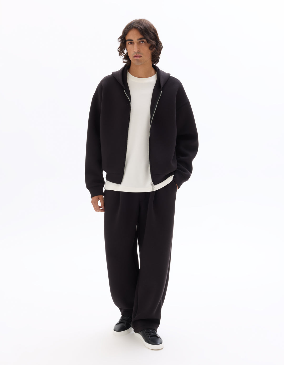 Unisex - Knitted - Sweatshirt - Long sleeves - Fleece fabric