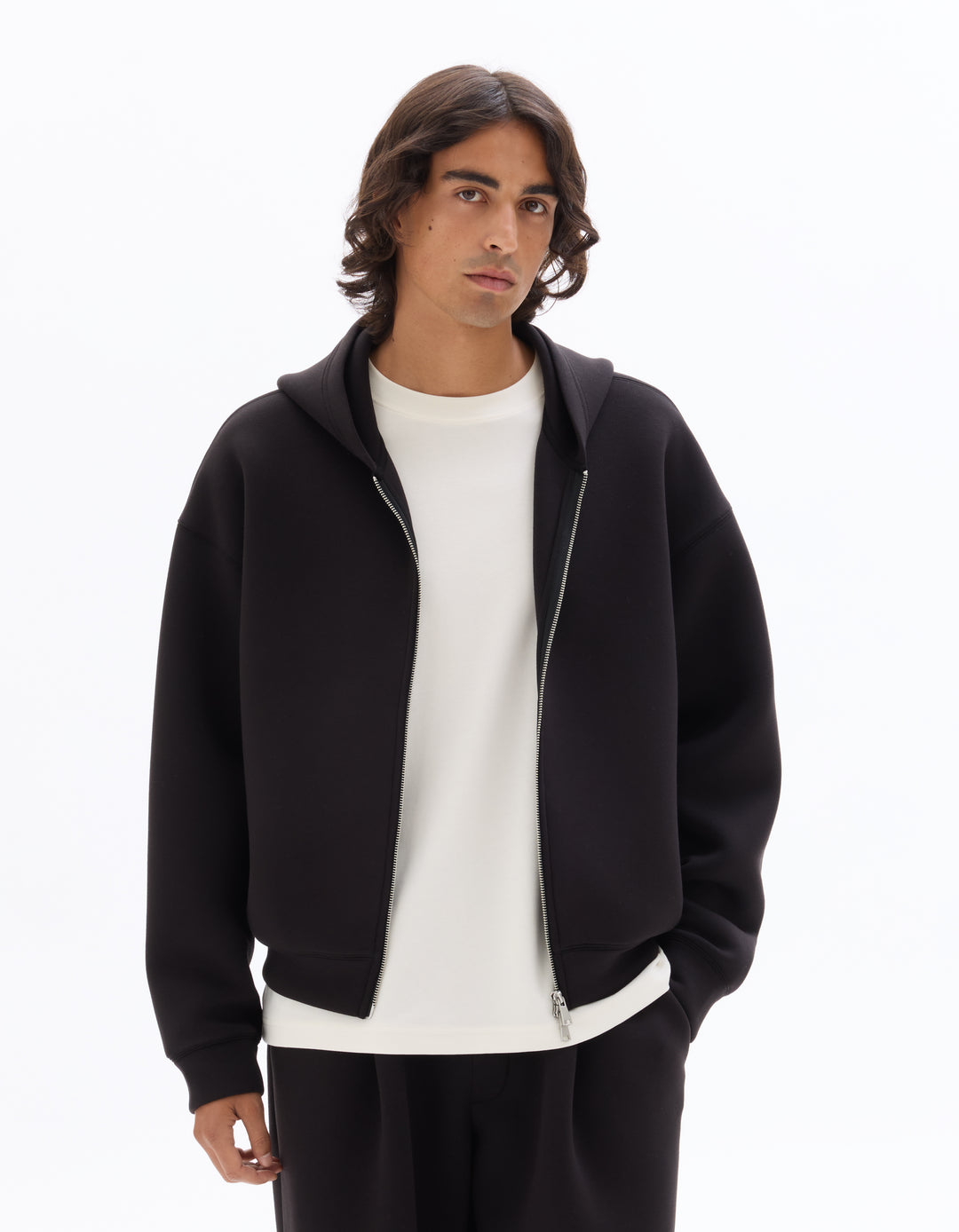 Unisex - Knitted - Sweatshirt - Long sleeves - Fleece fabric