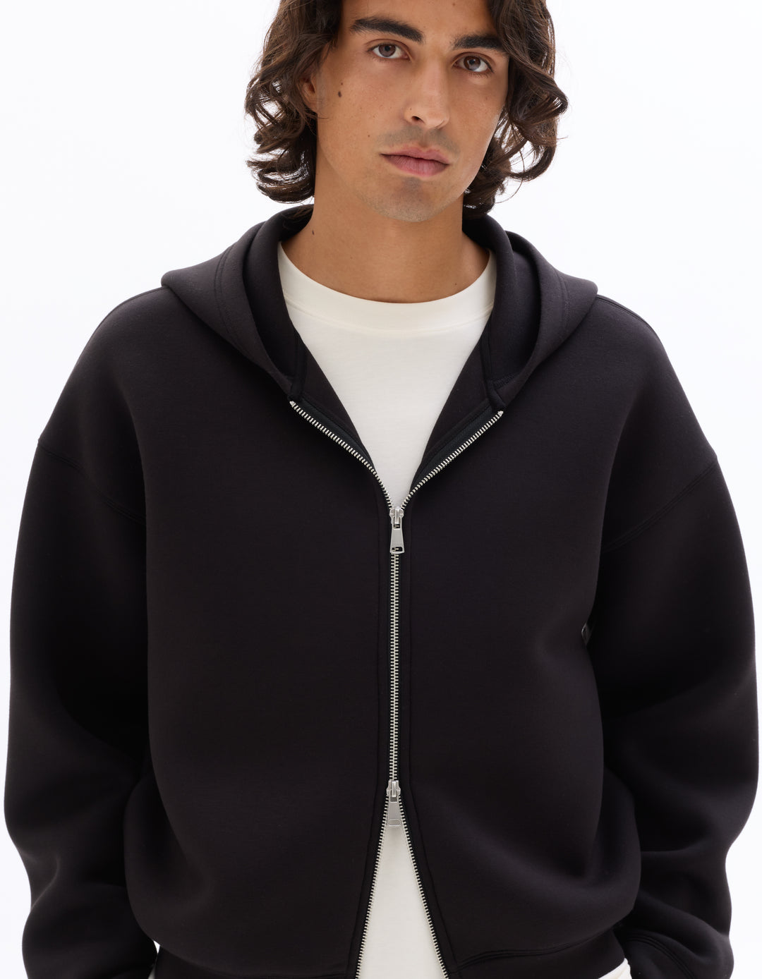 Unisex - Knitted - Sweatshirt - Long sleeves - Fleece fabric