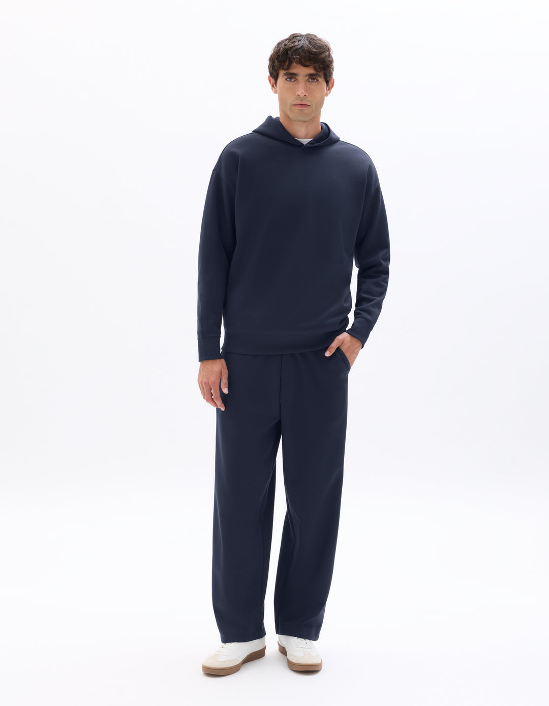 Unisex - Knitted - Jogging droit- Long sleeves - Fleece fabric