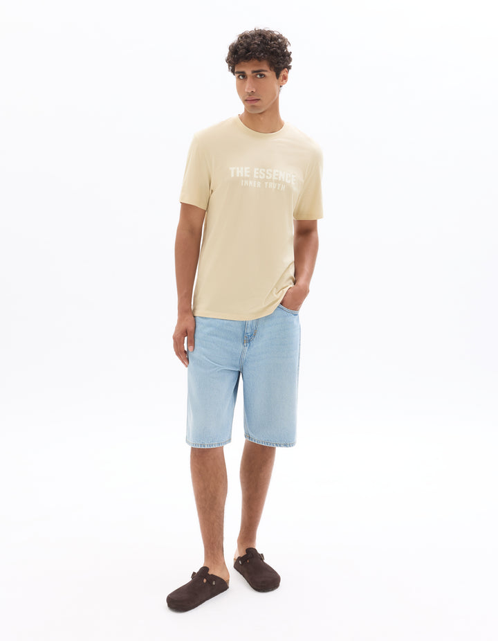 Unisex - Knitted - T-Shirt - Short sleeves - U / V / round neck