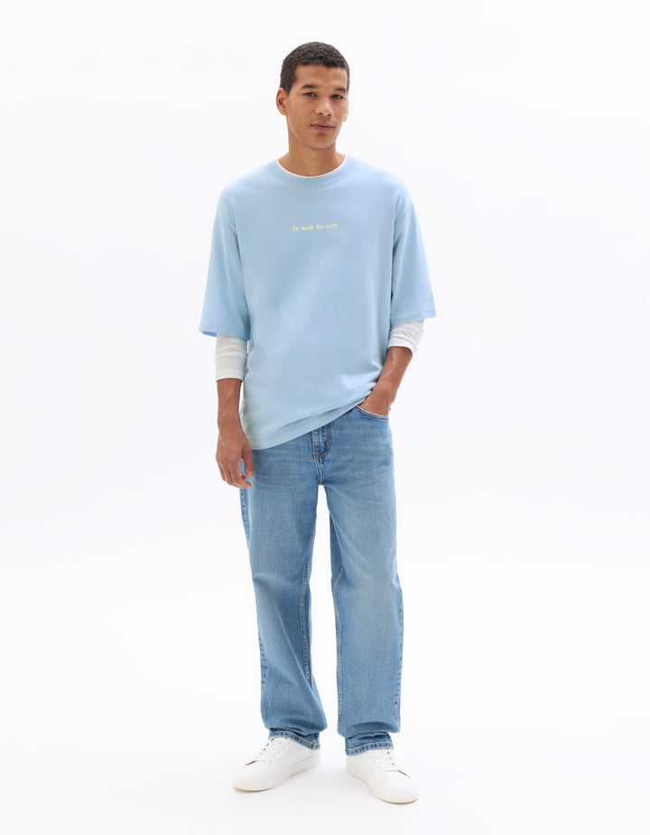 Unisex - Knitted - T-Shirt - Short sleeves - U / V / round neck