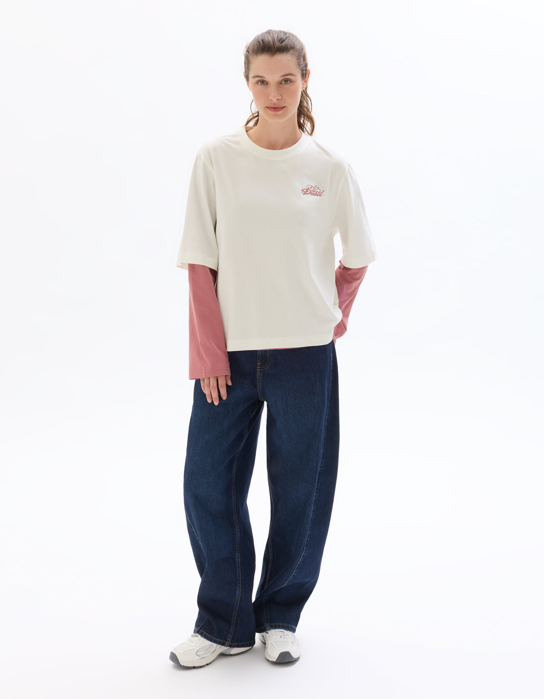 Women - Knitted - T-Shirt - Short sleeves - U / V / round neck