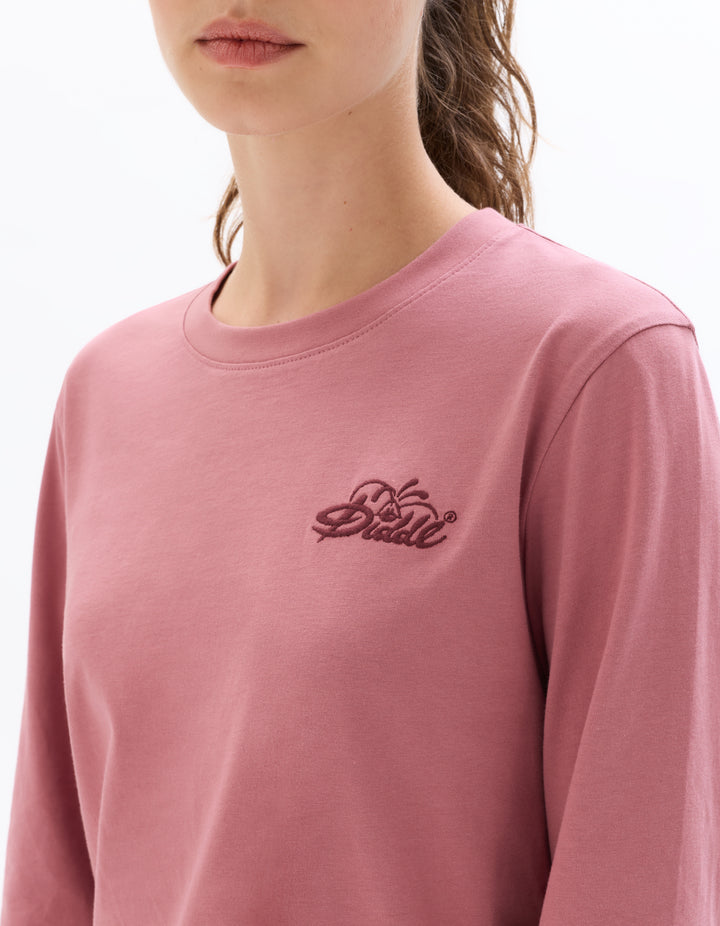 Women - Knitted - T-Shirt - Long sleeves - U / V / round neck
