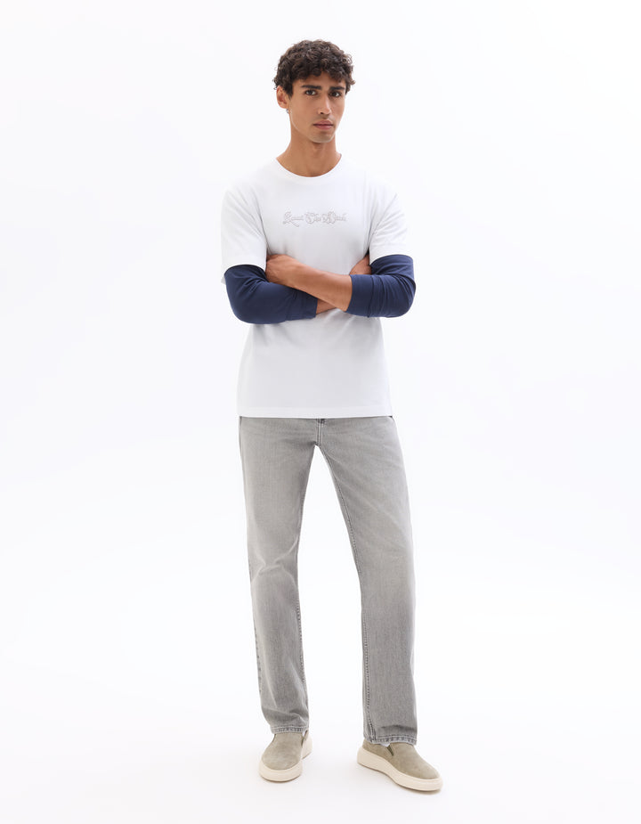 Unisex - Knitted - T-Shirt - Short sleeves - U / V / round neck