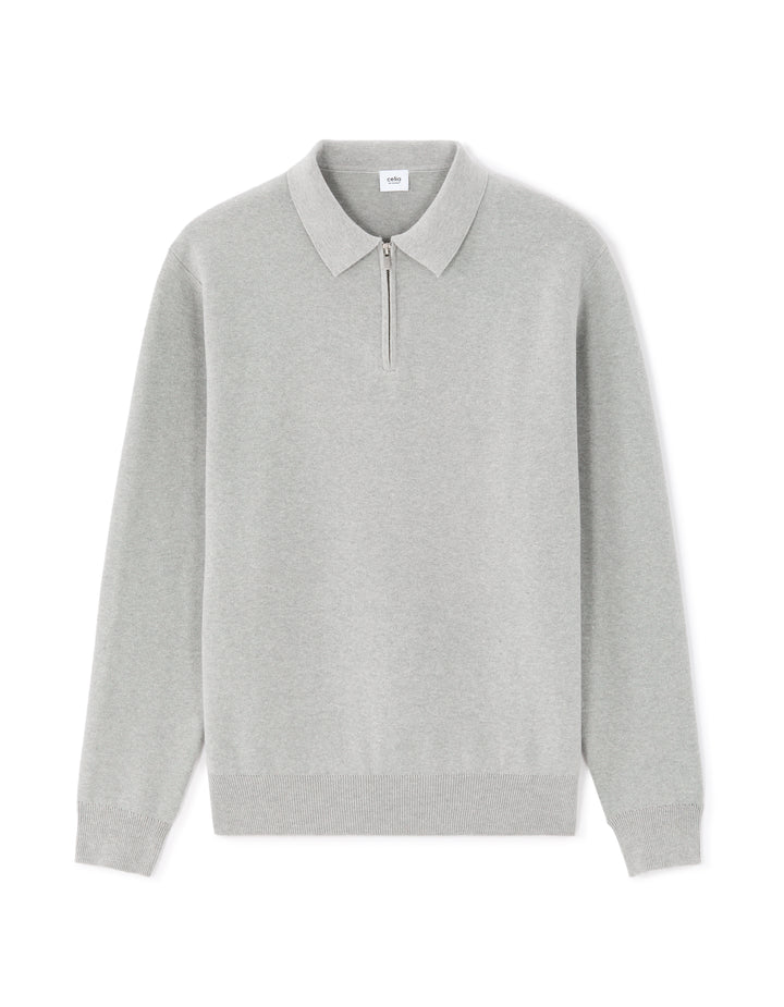 Men - Knitted - Sweater - Long sleeves
