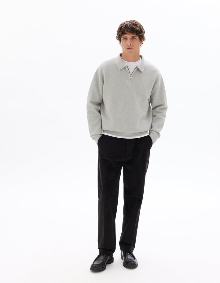 Men - Knitted - Sweater - Long sleeves