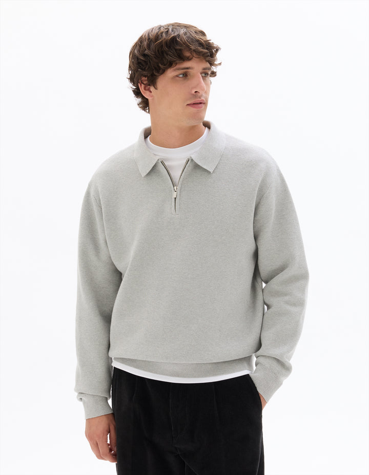 Men - Knitted - Sweater - Long sleeves