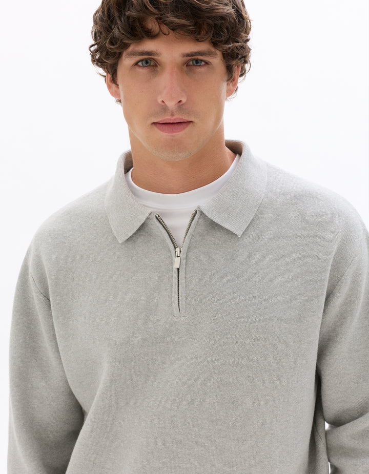 Men - Knitted - Sweater - Long sleeves