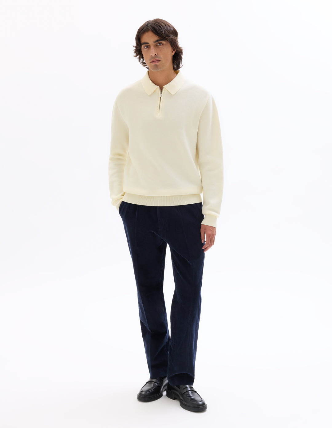 Men - Knitted - Sweater - Long sleeves