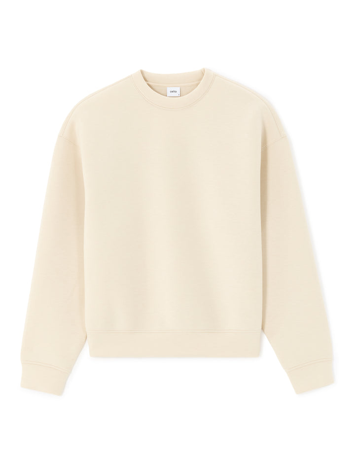 Unisex - Knitted - Sweatshirt - Long sleeves - Fleece fabric