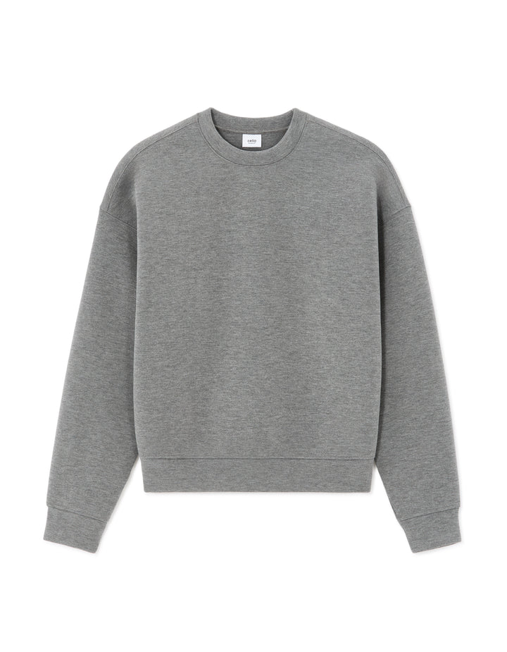 Unisex - Knitted - Sweatshirt - Long sleeves - Fleece fabric