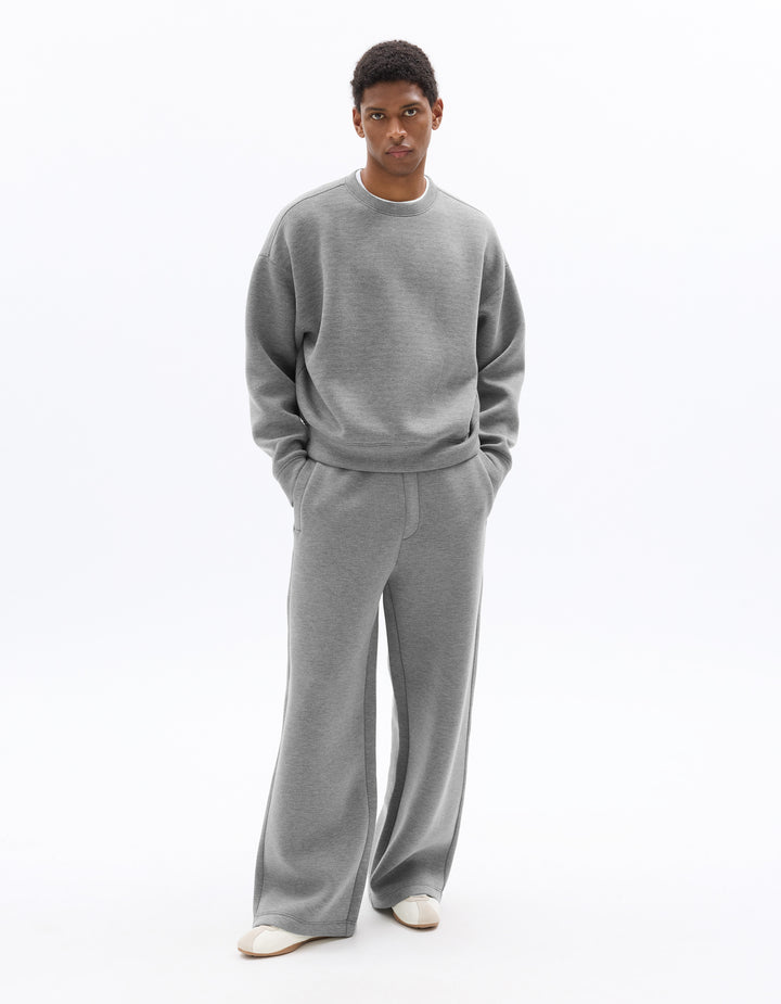 Unisex - Knitted - Sweatshirt - Long sleeves - Fleece fabric