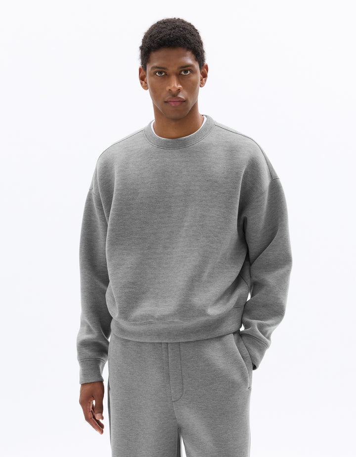 Unisex - Knitted - Sweatshirt - Long sleeves - Fleece fabric