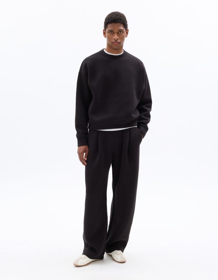 Unisex - Knitted - Sweatshirt - Long sleeves - Fleece fabric
