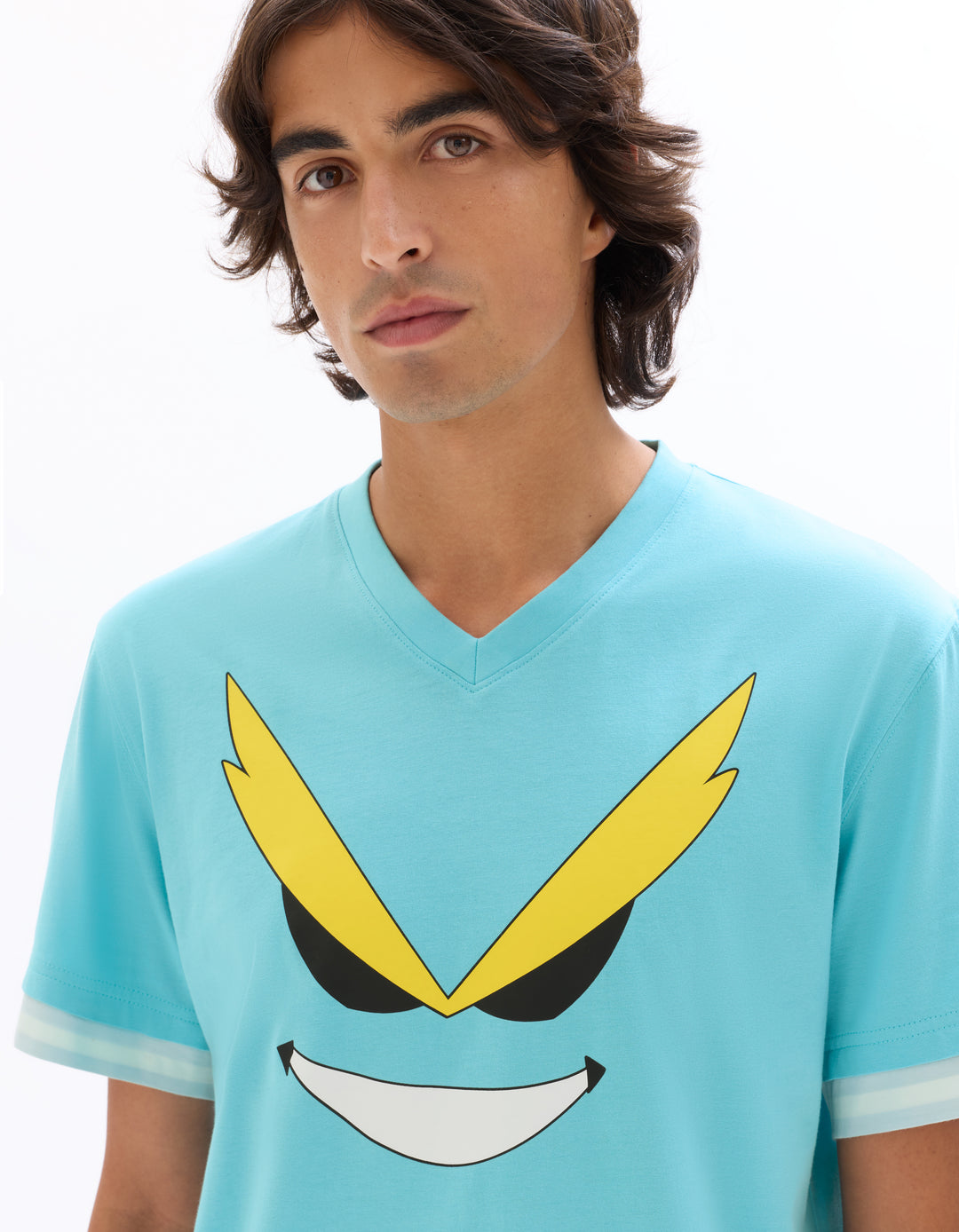 Unisex - Knitted - T-Shirt - Short sleeves - U / V / round neck