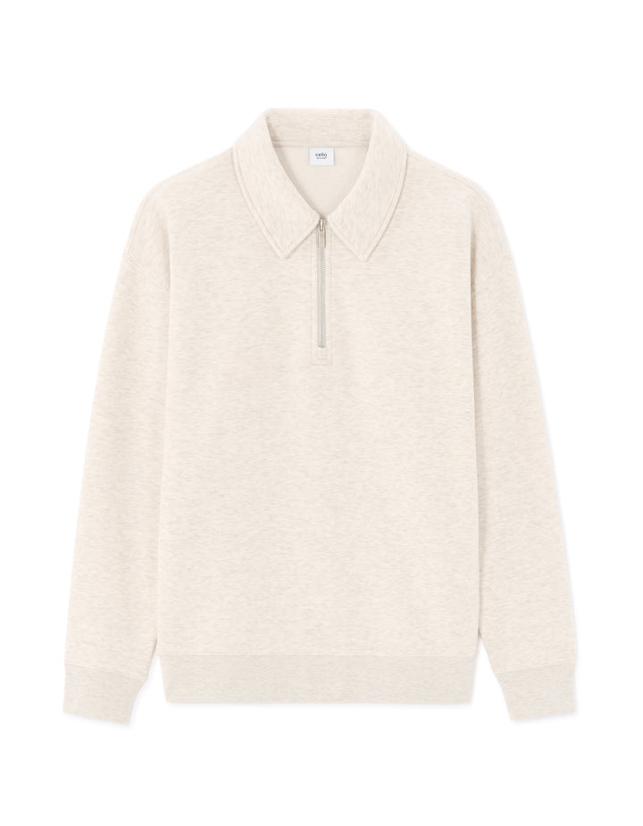 Unisex - Knitted - Sweatshirt - Long sleeves - Fleece fabric