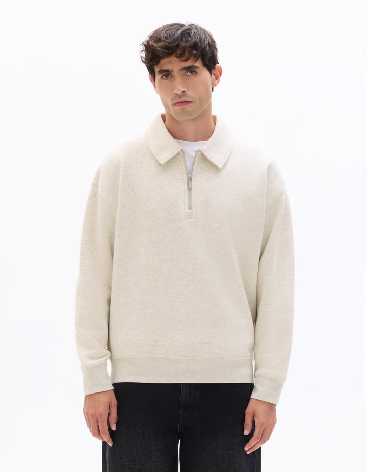 Unisex - Knitted - Sweatshirt - Long sleeves - Fleece fabric