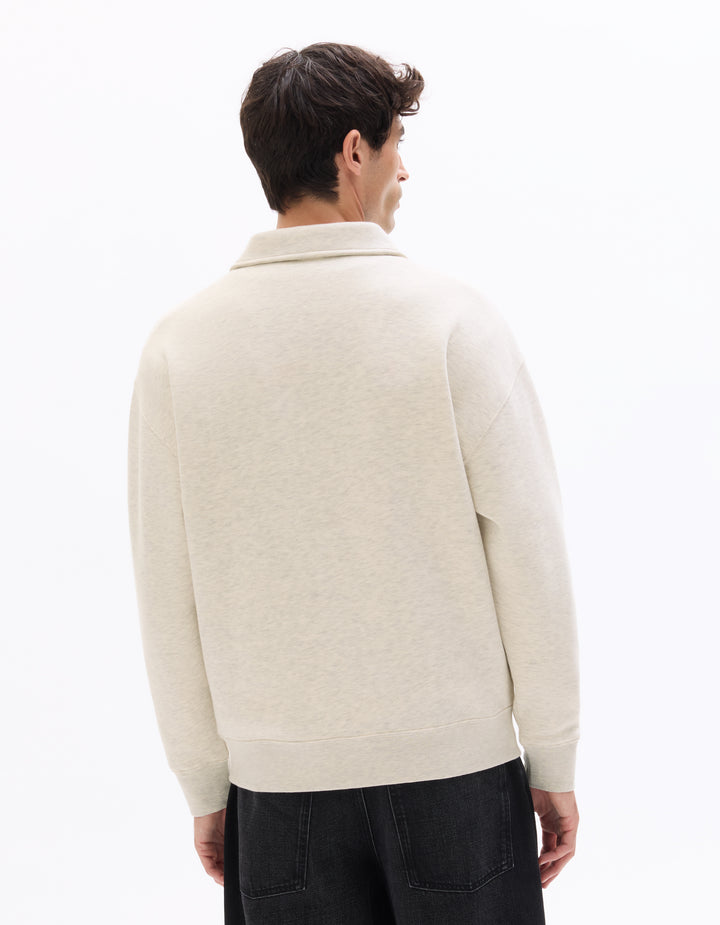 Unisex - Knitted - Sweatshirt - Long sleeves - Fleece fabric