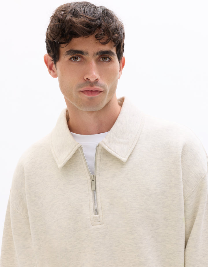 Unisex - Knitted - Sweatshirt - Long sleeves - Fleece fabric