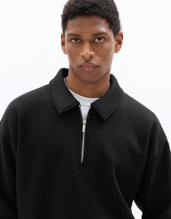 Unisex - Knitted - Sweatshirt - Long sleeves - Fleece fabric