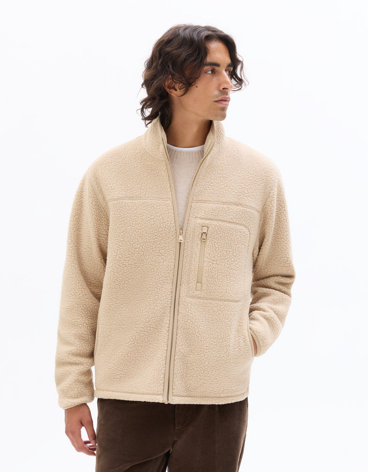 Unisex - Knitted - Sweatshirt - Long sleeves - Fleece fabric