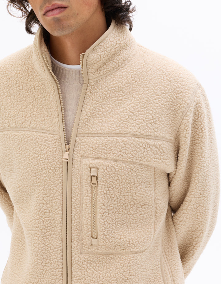 Unisex - Knitted - Sweatshirt - Long sleeves - Fleece fabric
