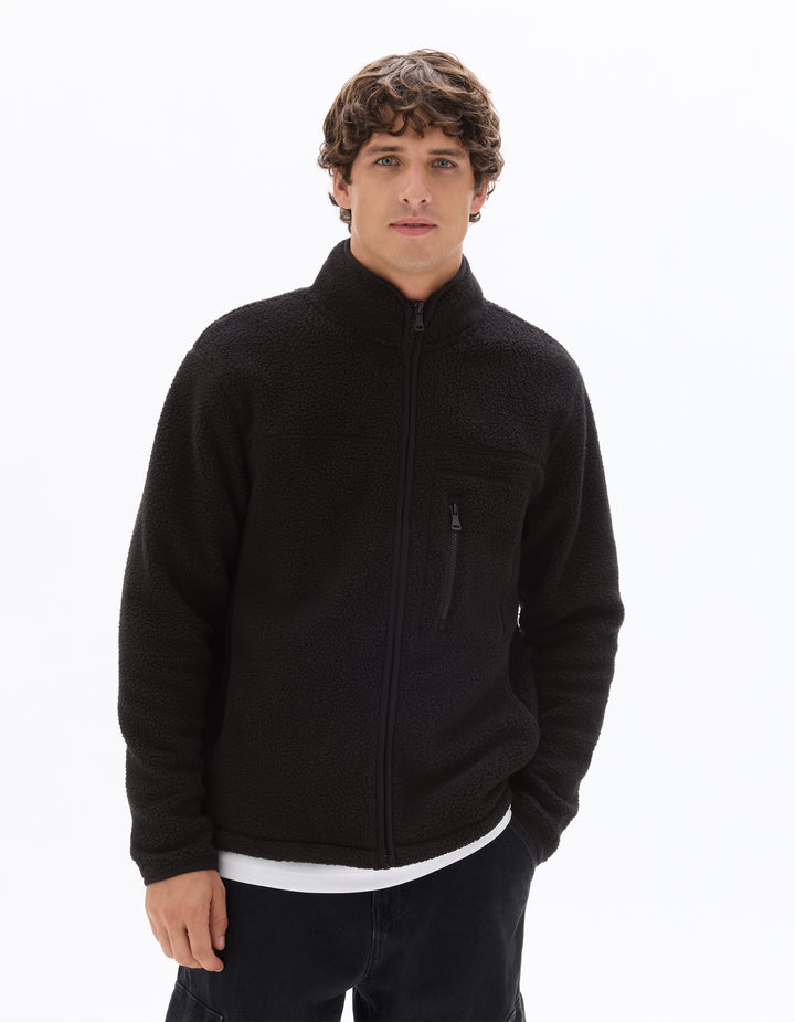 Unisex - Knitted - Sweatshirt - Long sleeves - Fleece fabric