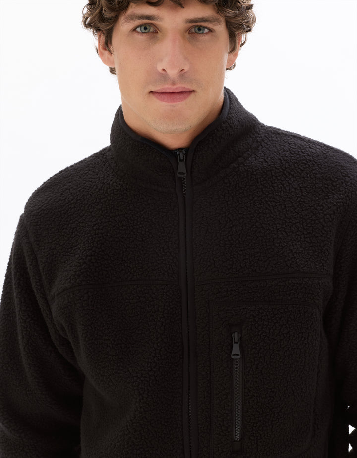 Unisex - Knitted - Sweatshirt - Long sleeves - Fleece fabric