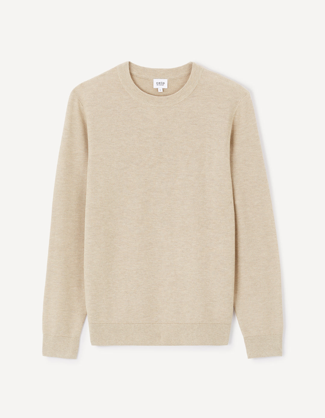 100% cotton round neck sweater