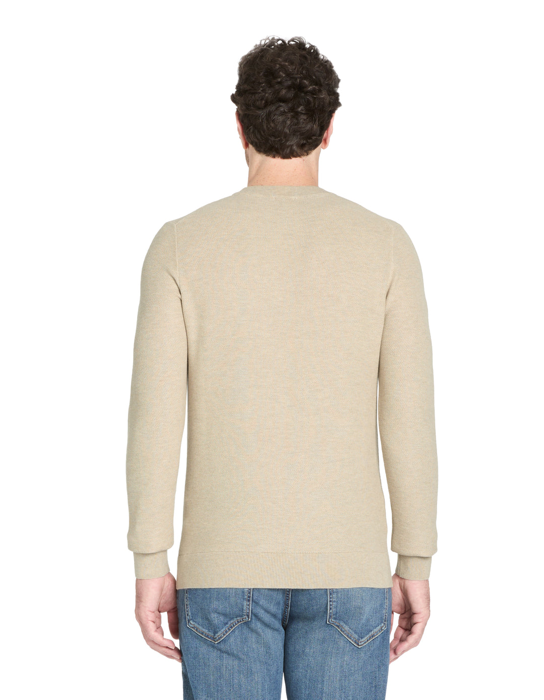 100% cotton round neck sweater