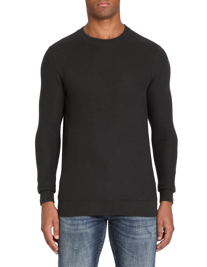 100% cotton round neck sweater