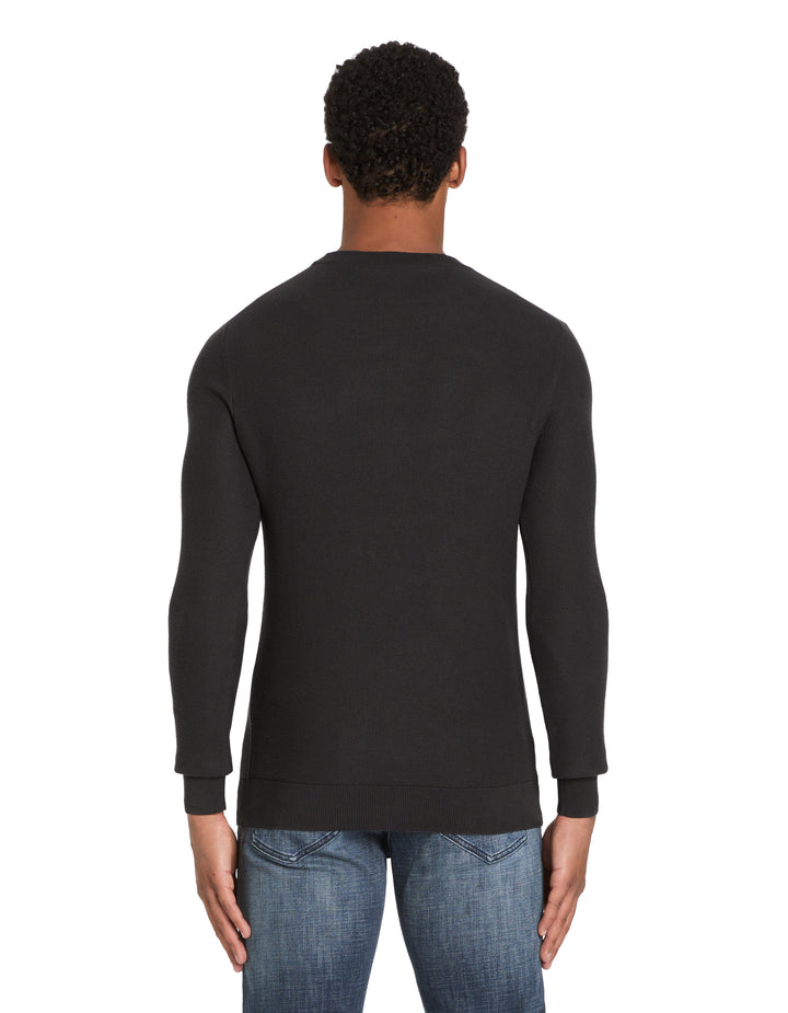 100% cotton round neck sweater